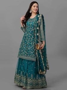 חליפת mono נטו kurta lehenga סט בגדי נשים אתניות <span class=keywords><strong>pakistan</strong></span> כל הצבעים 2025 העיצוב