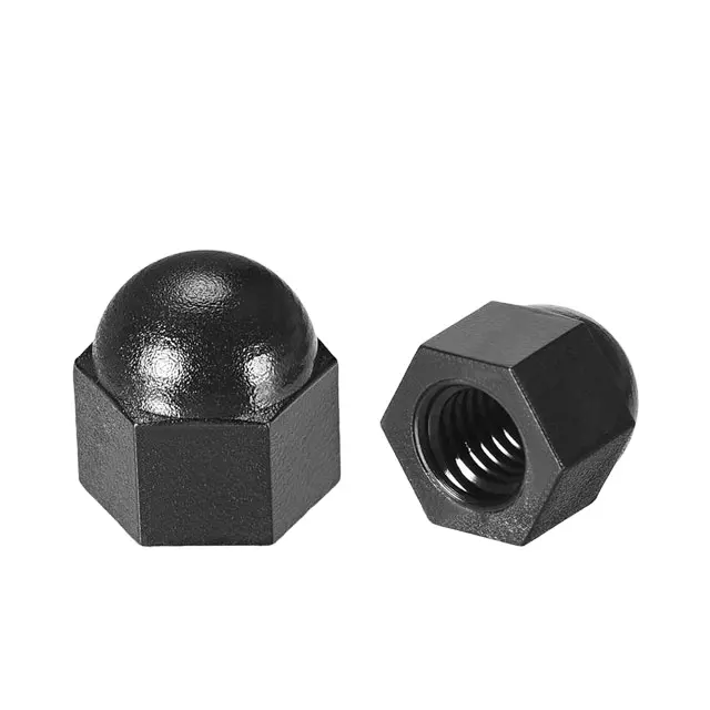 Écrous plaqués hexagonaux, en acier au carbone, 50 pièces, tailles personnalisées, à bas prix