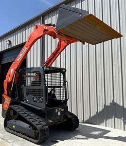 2018クボタSVL75-2コンパクトトラックローダー、74 HPディーゼルエンジン、オープンROPS標準フロー補助ボブキャットスキッドステアを購入