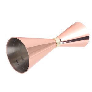 Ev mutfak eşyaları için en şık bakır Jigger Barware kullanımı bakır Jigger bira bardağı kokteyl karıştırıcı şarap karıştırma Jigger - Product Image 4
