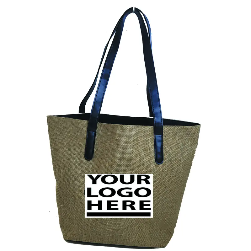 Eco Friendly riutilizzabile tessuto tessuto di cotone Tote Bag con Logo personalizzato stampato