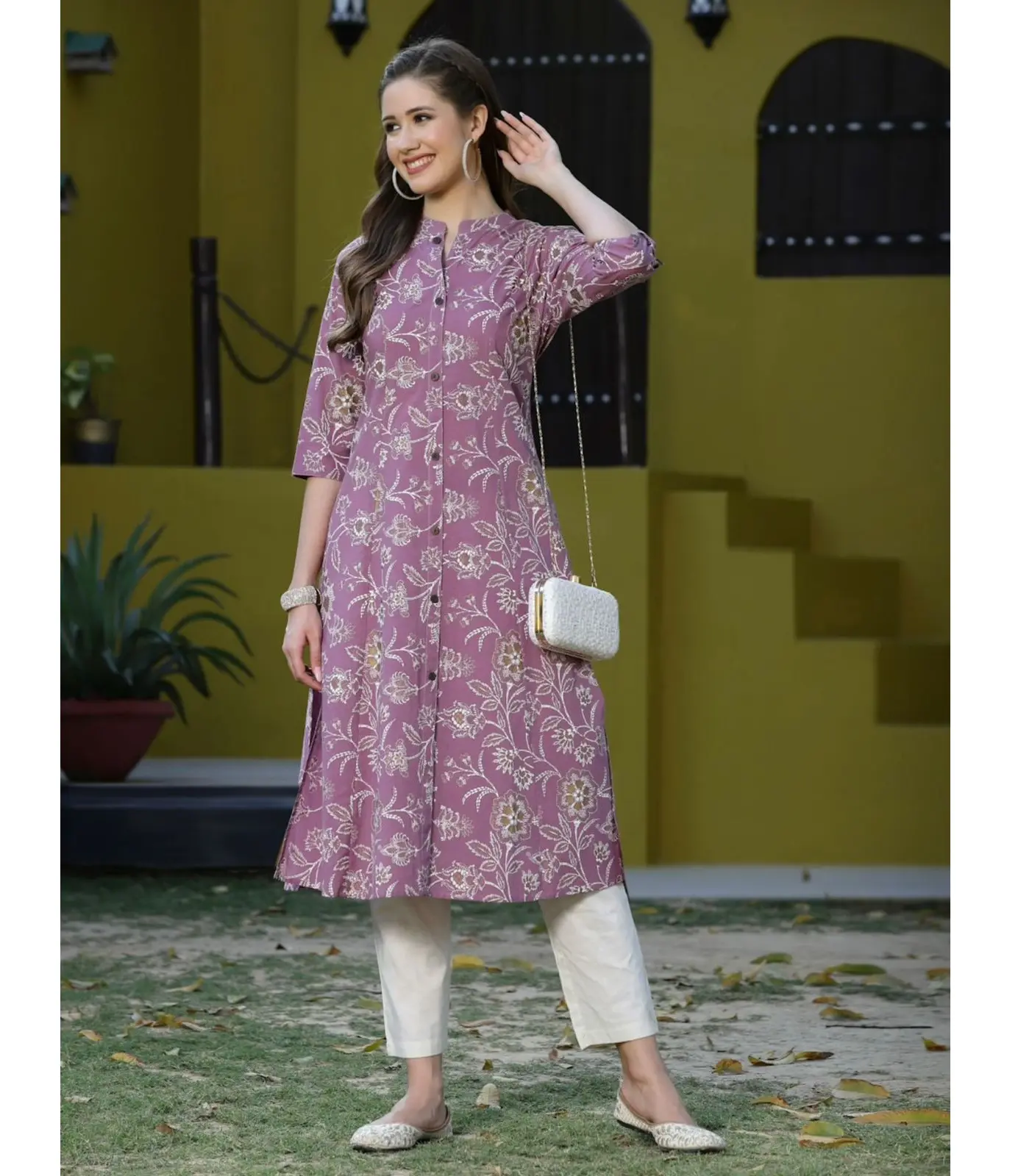 Diseñador bloque impreso rayón Kurti para todas las ocasiones usar vestido indio para mujeres diseñador mano bloque hermoso para exportación