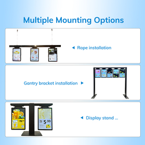 MinewTag 10.1インチ大型デジタルサイネージシェルフディスプレイ広告値札フルカラーシェルフストレッチLCDスクリーンサイン - Product Image 6