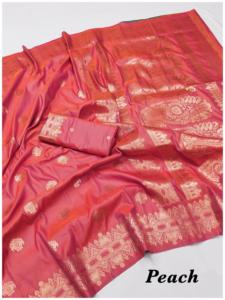 En kaliteli en trend çekici Modern tarzı Banarasi ipek Saree el <span class=keywords><strong>Katha</strong></span> Pallu ayna ile Online alışveriş hindistan çalışmak