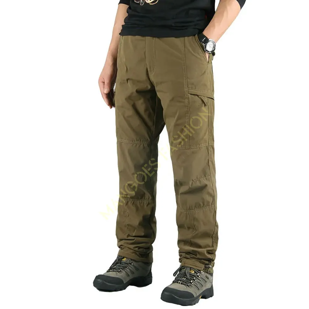Klassische Outdoor-Wandern Trekking Tactical Cargo Pants für den Winter - Multi Pocket Hosen Tactical Joggers Pant für den Winter