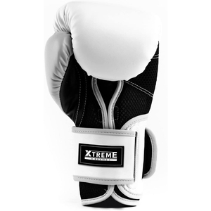 Guantes de entrenamiento de boxeo de cuero de alta calidad Hook & Loop Full Mesh Palm controla la humedad y la venta al por mayor fabricado personalizado D - Product Image 2