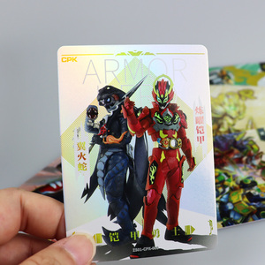 Nhà máy tùy chỉnh thân thiện với môi giấy TCG thẻ giáp Anh Hùng Vàng Laser Giao dịch thẻ trò chơi với Holographic kết thúc Logo - Product Image 4