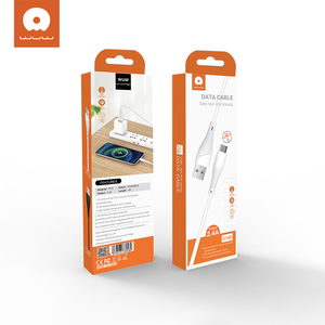 WUW สายดาต้า2.4A ทองแดงแท้สายชาร์จเร็วสาย USB ผู้ผลิตสายข้อมูลแอนดรอยด์ขายส่งปริมาณมาก - Product Image 6