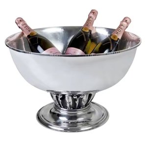 Şampanya için depolama kasesi ile bakır/altın kaplama yuvarlak şekil 3L kapasiteli parti Bar Ware şarap ve kokteyl hizmet - Product Image 6