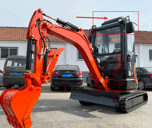 Miễn phí vận chuyển 2.5 tấn Mini Digger micro máy xúc lâm nghiệp Kubota EPA động cơ trang trại Crawler thủy lực mini máy xúc để bán - Product Image 1
