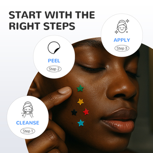 Mụn vá Hydrocolloid mụn Master các bản vá lỗi Tùy chỉnh hình dạng đầy màu sắc Sao mụn các bản vá lỗi - Product Image 3