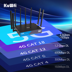 KuWFi 5G yüksek hızlı kapalı CPE yönlendirici ile çift bant Modem WiFi 6 & 5G SIM kart yuvası güvenlik duvarı QoS VPN USB ve LTE ağ - Product Image 4