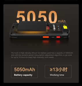 Handgehaltener Drahtloser F2 6 Zoll 4G Android 15 Industrie-PDA 256MB 5050mAh IP67 1080*2160 FHD Bildschirm 2D Barcode <span class=keywords><strong>QR</strong></span>-<span class=keywords><strong>Code</strong></span> <span class=keywords><strong>Scanner</strong></span> - Product Image 6