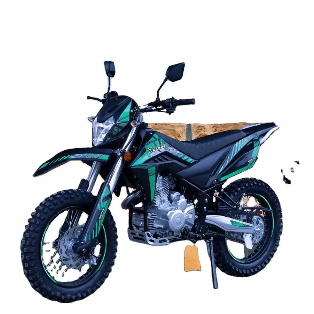 Nuovissimo KAMAX Crossover Urban Sport moto Enduro Dual Dirt bike Street Racing Offroad 200cc moto