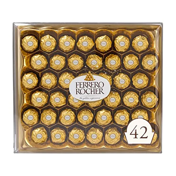 Chocolates Ferrero Rocher de qualidade premium (T3/T5/T16) T24/T25/T30) estoque a granel a preço barato por atacado
