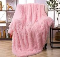 Süper kabuk kenar rahat yumuşak polar jakarlı peluş kabarık kabartmalı atmak battaniye üretici tarafından hindistan'da harinternational uluslararası - Product Image 3