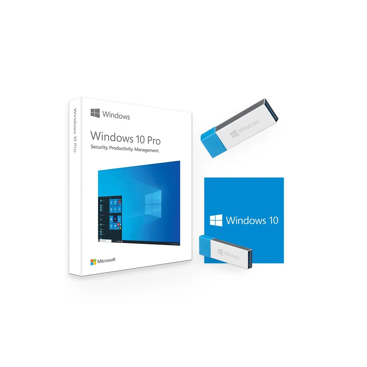 Clé de licence numérique Windows 10 Pro (originale) (livraison par e-mail en 2 heures) Durée de vie Validité 1 PC, 1 utilisateur