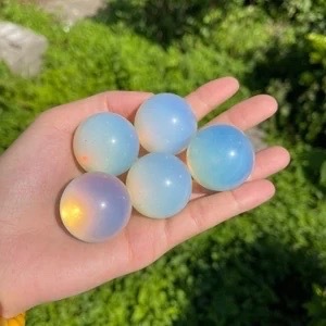 En iyi kalite 40-55 MM Opalite kristal küre toptan özel yarı değerli taş el sanatları ev dekorasyon yılbaşı hediyeleri toplu - Product Image 3