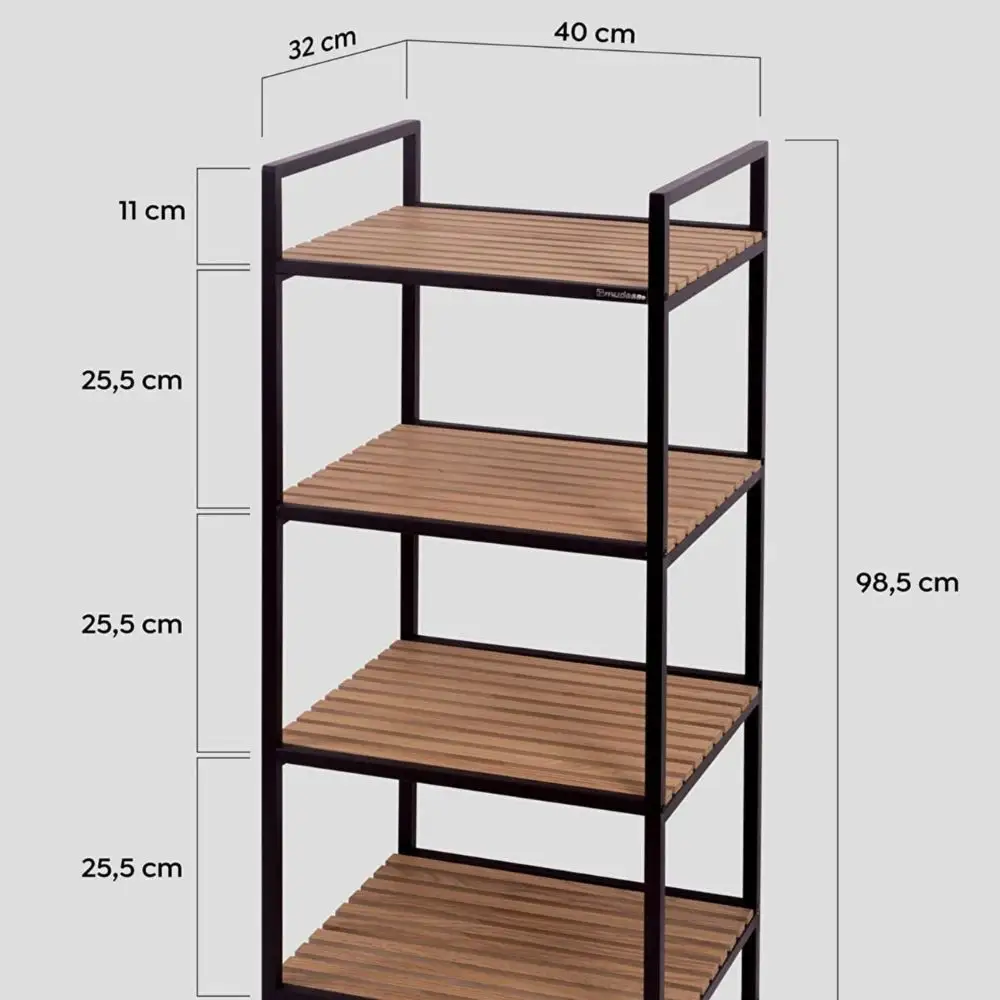 Armadio da cucina organizzatore in legno di metallo scaffale multiuso decorativo scaffali scaffali per unità per la scuola dell'ufficio domestico