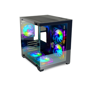 Choiyan Estuche abierto Estuche para computadora Escritorio Gabinete de PC personalizado Chasis de computadora de juegos Torres medias Estuche para computadora de juegos de escritorio - Product Image 1