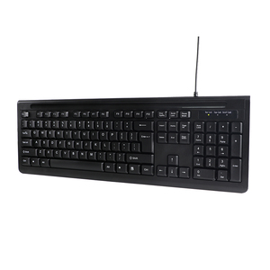 Teclado de oficina para pc, accesorios ergonómicos de diseño de apariencia Popular, teclas Multimedia, teclado usb de plástico, 12 Uds. - Product Image 3