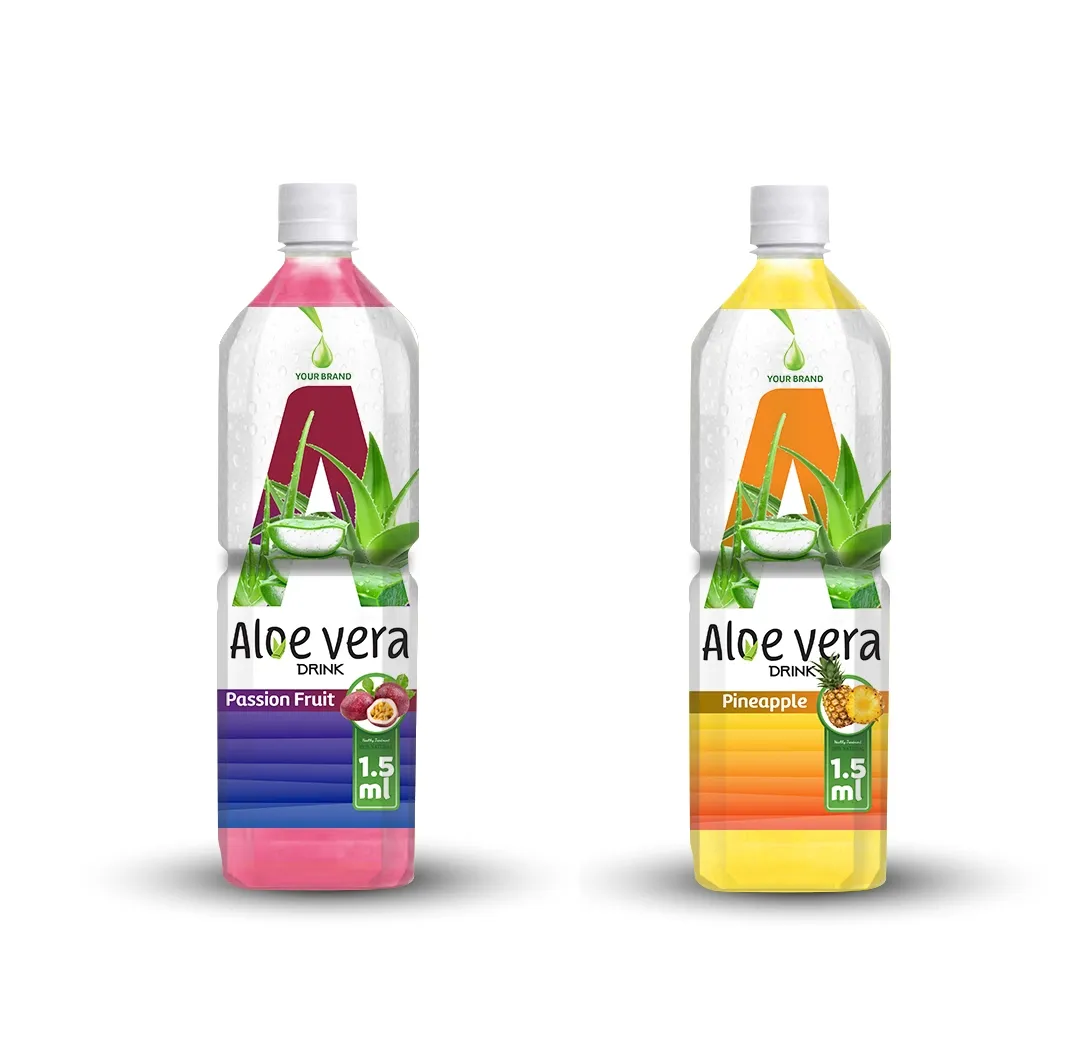 Nessun colore artificiale pronto da bere Aloe Vera biologica sana con sapore di frutta bottiglia da 1,5 litri qualità garantita