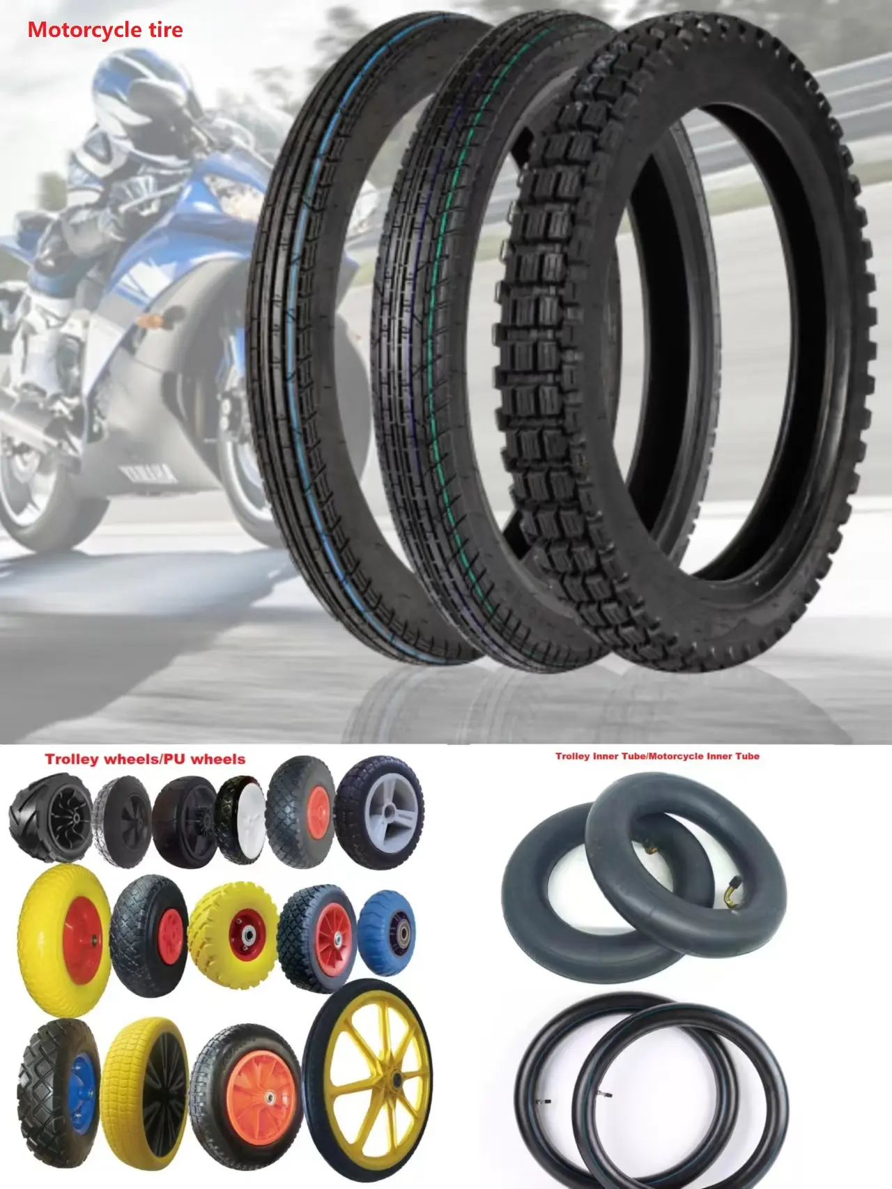 Высококачественные 17-дюймовые мотоциклетные шины для мотоциклетных шин 2,75-17