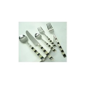 Stainless Steel Cutlery Sets With <strong>Bone</strong> <strong>Handle</strong> for Wholesale Price Good Quality <strong>Flatware</strong> Sets Custom Size Dinner Cutlery Set - Product Image 4