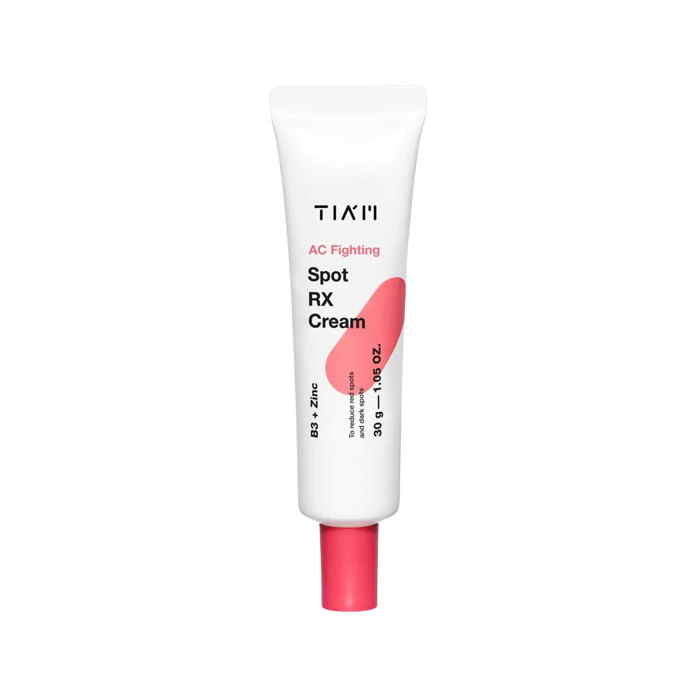 TIAM AC Fighting Spot RX Cream-Fabriqué en Corée B3 Zinc Calmant Récupération Décoloration Marques d'acné Soulagement des taches Tout en un Soins de l'acné