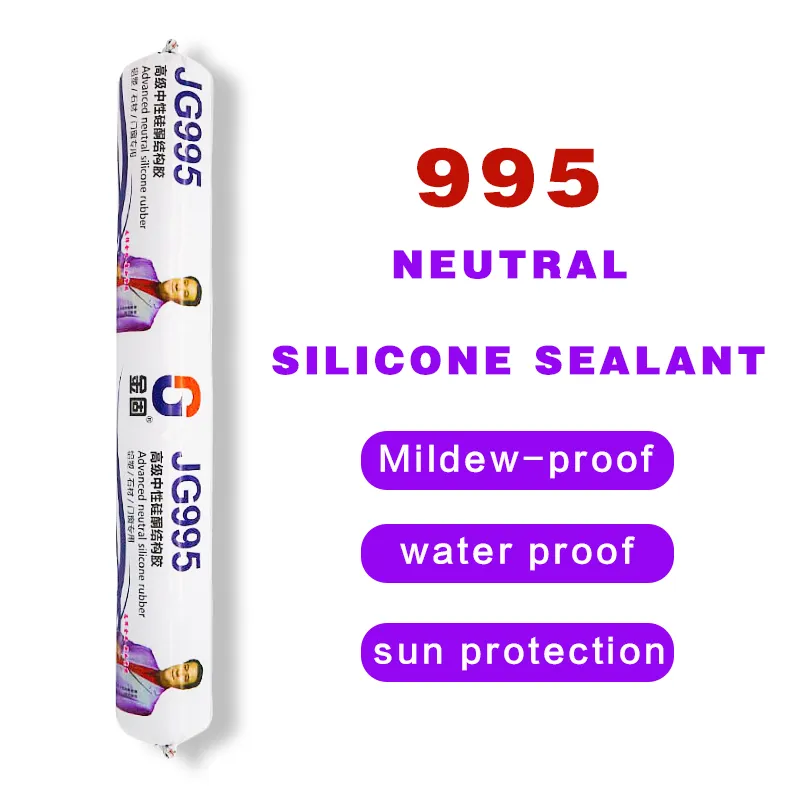 995 OEM צבעוני כללי תכליתי ניטראלי וילון קיר סיליקון איטום נקניק