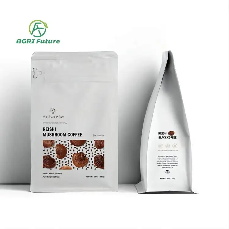 A basso contenuto calorico fungo caffè in polvere leoni alle erbe criniera istante Ganoderma Reishi estratto di caffè rinfrescante