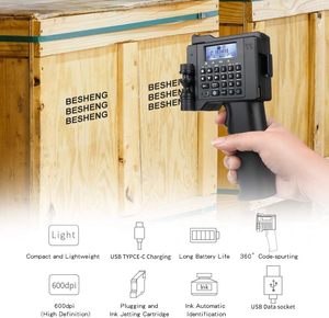 Industrielle Handheld-Datums codierer Maschine-Druck logo/Charge auf Karton/Metall