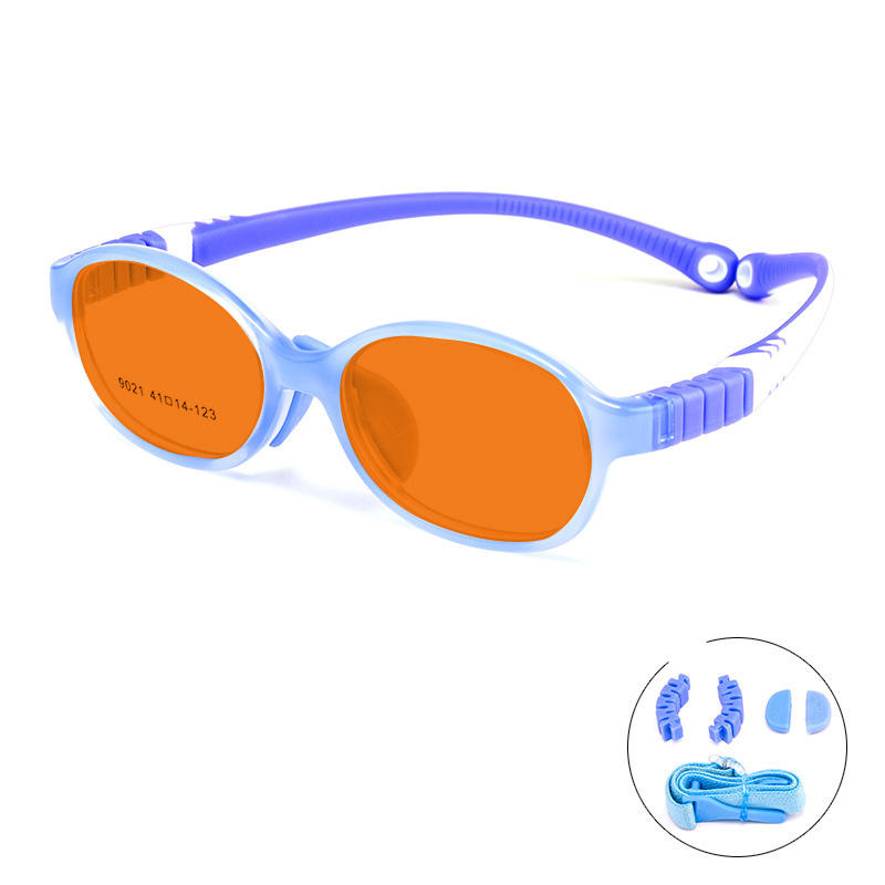 สีม่วง/ส้มใส