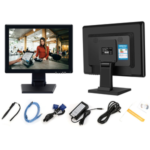 Monitor de pantalla táctil pos táctil resistivo/capacitivo Monitor de pantalla táctil de 17 pulgadas para pedidos de terminales POS