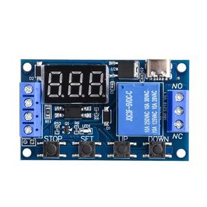 5V Type-C Micro USB Time <strong>Delay</strong> Relay Module 4 Button 3 Digit Digital Tube LED Digital <strong>Delay</strong> Relay Trigger Timer Control Switch - Product Image 1