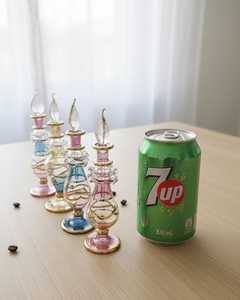 Đền thờ của thủy tinh Hoàng Gia làm bằng tay Ai Cập chai nước hoa sang trọng <span class=keywords><strong>pyrex</strong></span> kính 24K vàng trang trí các loại màu sắc 15ml:50ml - Product Image 4