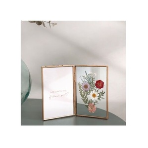 <strong>Thin</strong> edge lightweight metal photo <strong>frame</strong> with elegant brushed texture for modern interior decoration and display - Product Image 6