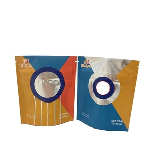 Sacs comestibles de forme personnalisee Mylar sac en gros 1g 3.5g 7g bonbons bir fermeture zip referferemballage anti-odeur - Product Image 1