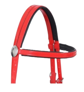 บังเหียนและบังเหียนพีวีซีสำหรับแข่งม้าแทคผลิตในอินเดีย biothene bridle Equestrian - Product Image 4
