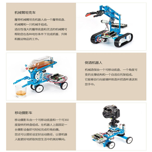 Make block mBot Ranger Ultimate 2.0 10in 1 Robot Kit zusammen gebauter Roboter programmier bares Smart Car Pädagogisches programmier bares Kinderspiel zeug DIY