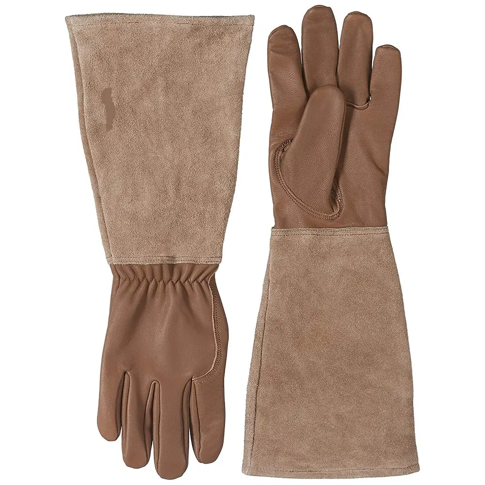 Gants de sécurité de travail en croûte de cuir de vache de qualité supérieure, gants de sécurité de travail industriel en cuir