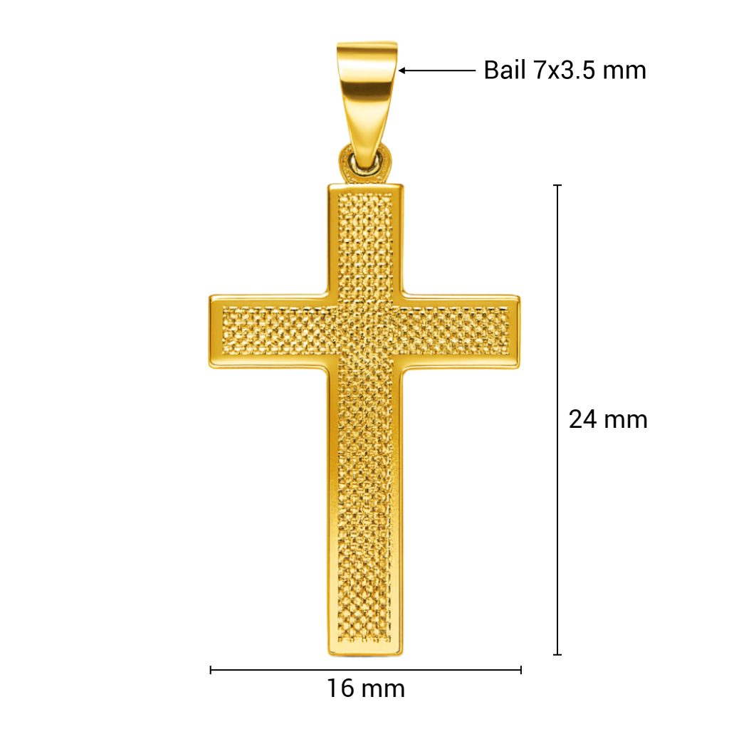 Or jaune 24x16mm