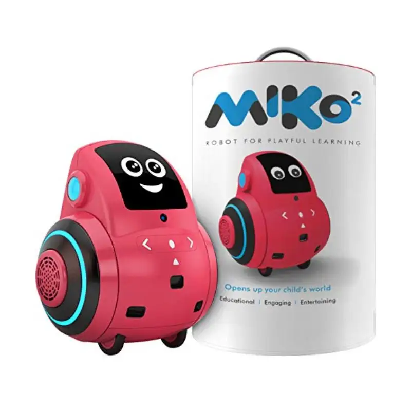 Miko 2: หุ่นยนต์ต้นกําเนิดการเรียนรู้แบบเล่น ๆ | โปรแกรมได้ + ครูสอน AI ที่เปิดใช้งานด้วยเสียง + อัตโนมัติ + เกมการศึกษา