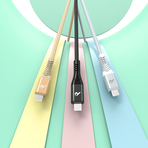 HCB-10-IP iphone 1M USB a iphone apple kablosu için süper hızlı 3A şarj tip-c veri aktarım kutusu paketi - Product Image 4