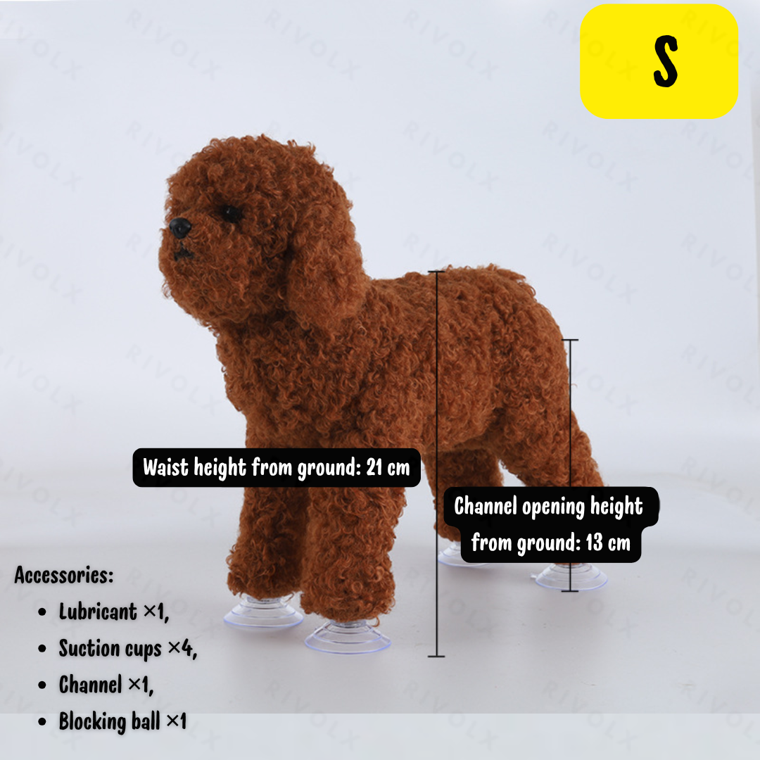 Caniche café (caniche de juguete) S