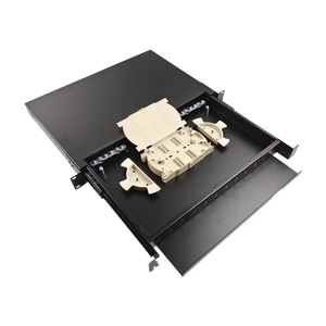 Factory Yuanyi 12C Fiber Optic <strong>Patch</strong> <strong>Panel</strong> Drawer Mounted <strong>With</strong> SPCC Material SC/FC/LC Adapter Fiber Optic Termination Box - Product Image 1