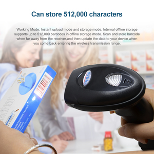 Hot Selling 2D 2.4G Barcode Reader Wireless Handheld <strong>QR</strong> <strong>Code</strong> Scanner for XB-6208RB - Product Image 6