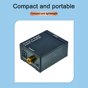 Adaptador de convertidor de Audio Coaxial Toslink óptico, RCA analógico a Digital, con Cable óptico 5,1/7,1, decodificador de audio mp3 para coche - Product Image 5