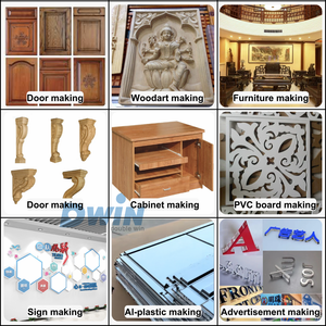 Enrutador cnc de 5 ejes, máquina de tallado de madera, fresadora cnc