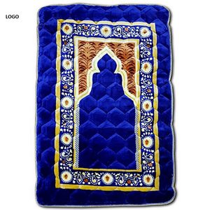 Müslüman ramazan için süper kaliteli pazen seccade kalın baskı halı kaymaz yumuşak malzeme kullanımı seccade s - Product Image 2